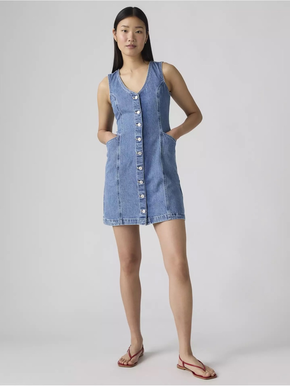 NWT Levi's VIANNA VEST MINI DRESS